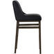 Halden 40.5 inch Vintage Black Barstool